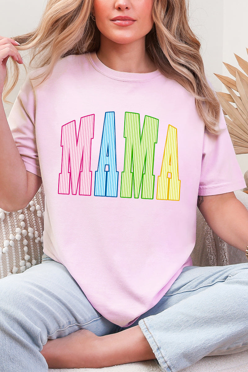 Color Me Loved Mama Comfort Colors Adult Ring-Spun Cotton Tee