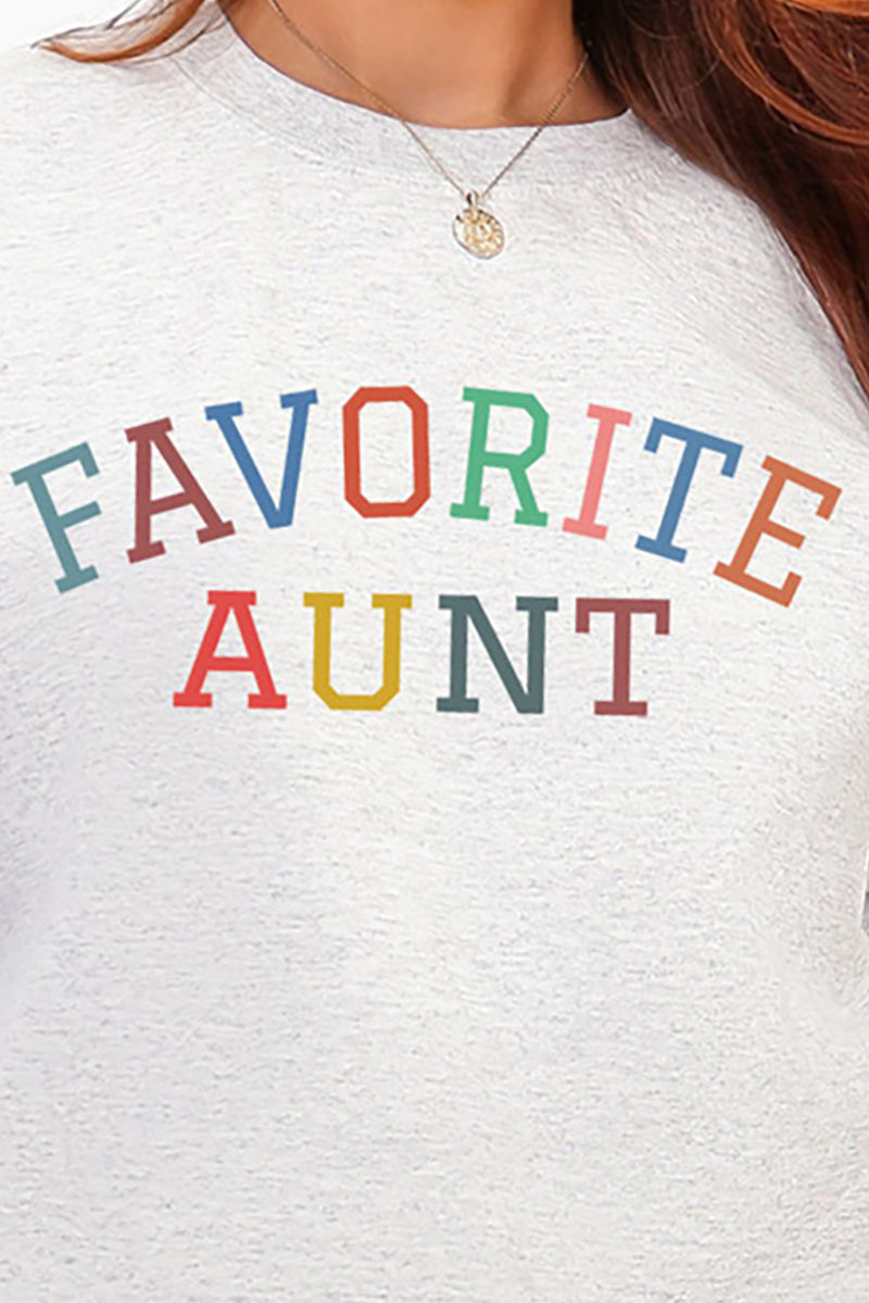 Always The Favorite Aunt Heavy Blend Crew Sweatshirt product image 2