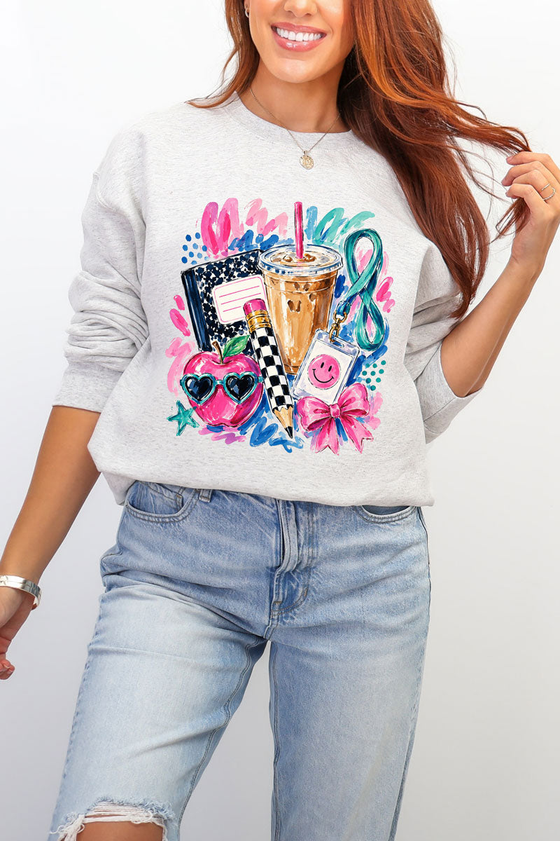 Bows, Books & Brews Heavy Blend Crew Sweatshirt product image 3