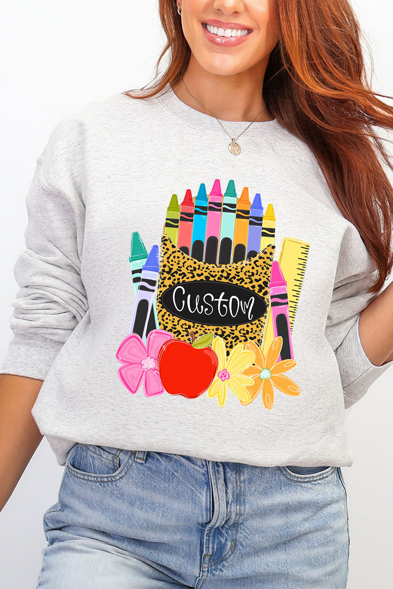 Personalized Teaching In Full Color Heavy Blend Crew product image 3
