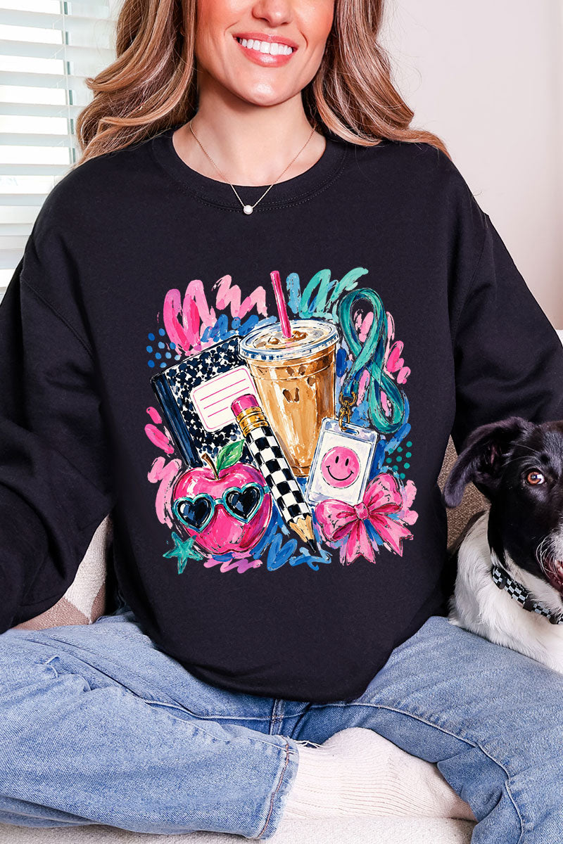 Bows, Books & Brews Heavy Blend Crew Sweatshirt product image 4