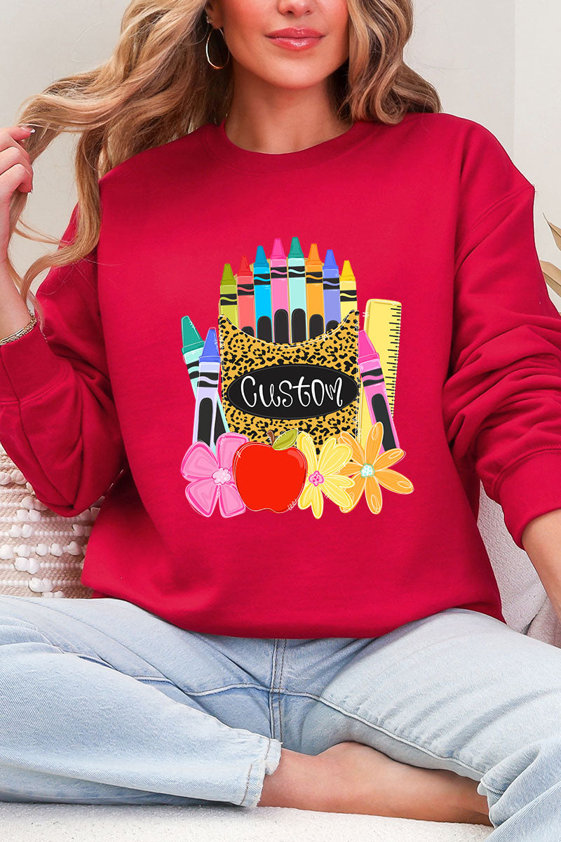 Personalized Teaching In Full Color Heavy Blend Crew product image 6