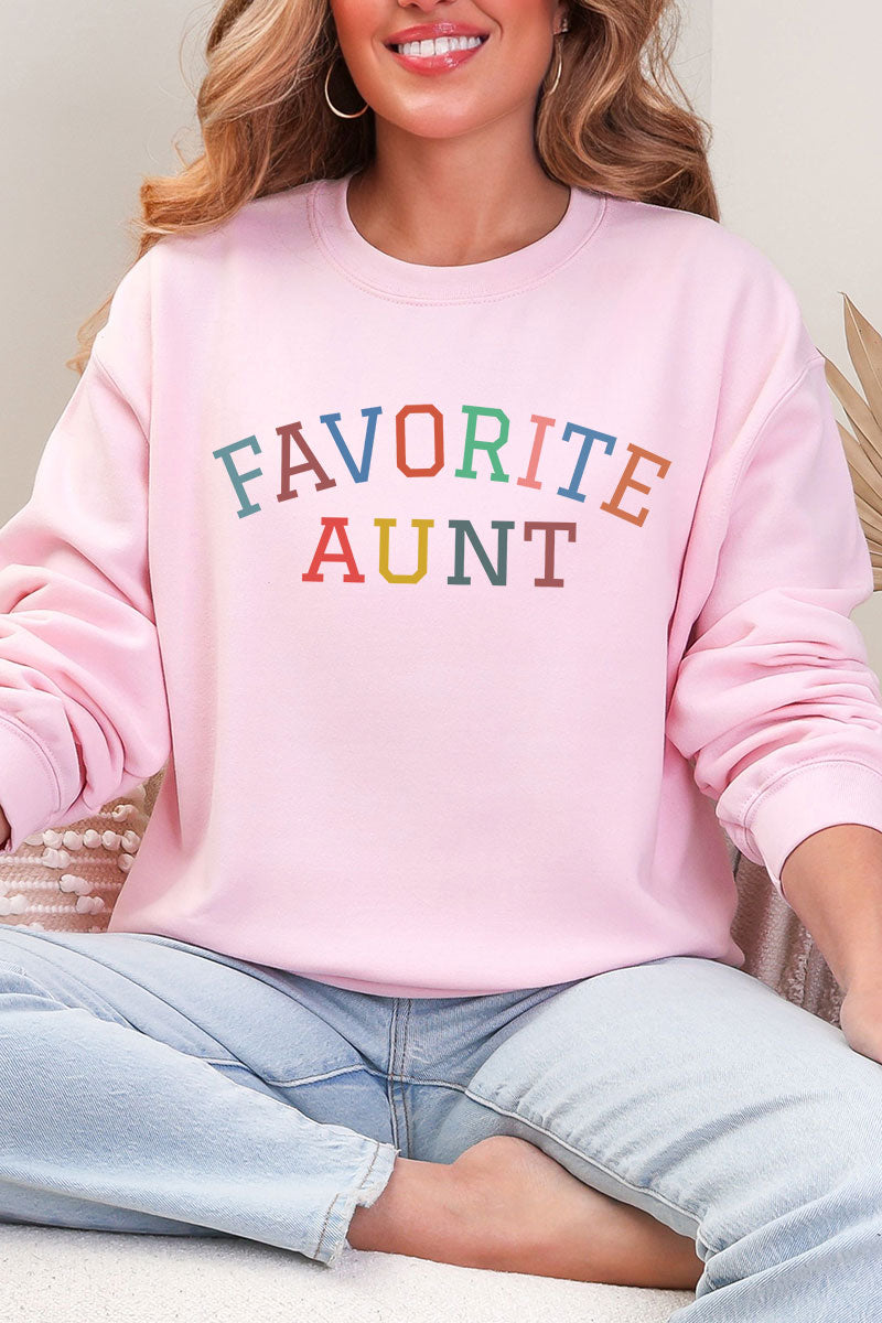 Always The Favorite Aunt Heavy Blend Crew Sweatshirt product image 4