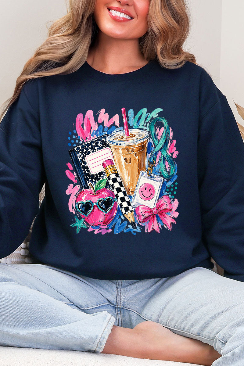 Bows, Books & Brews Heavy Blend Crew Sweatshirt product image 7