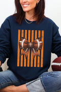 Orange Varsity Bow Heavy Blend Crew Sweatshirt product image 1