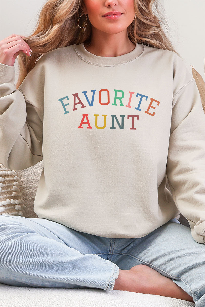Always The Favorite Aunt Heavy Blend Crew Sweatshirt product image 5