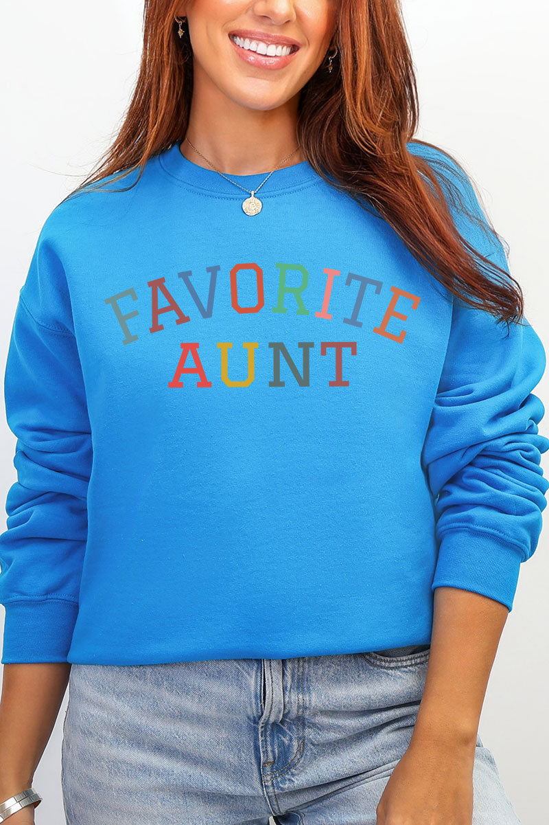 Always The Favorite Aunt Heavy Blend Crew Sweatshirt product image 6