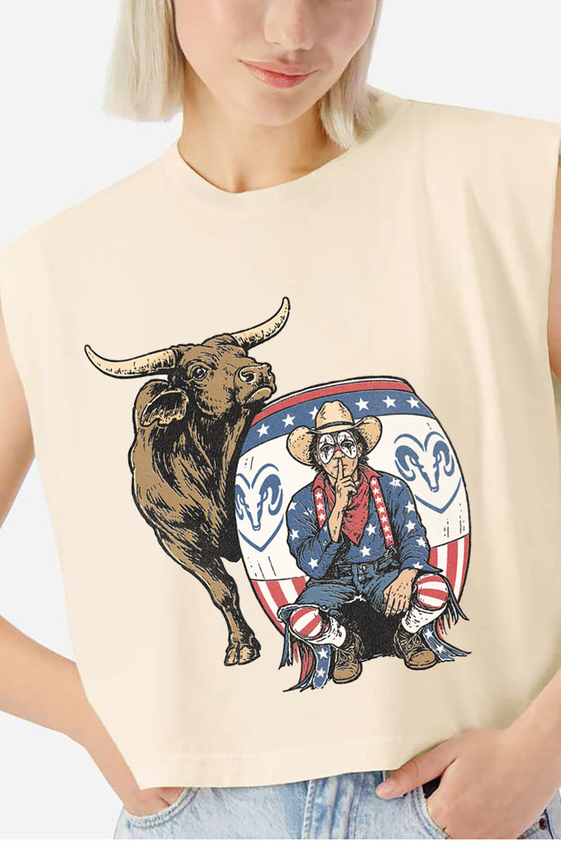 American Rodeo Clown Women's Garment-Dyed Heavyweight product image 5