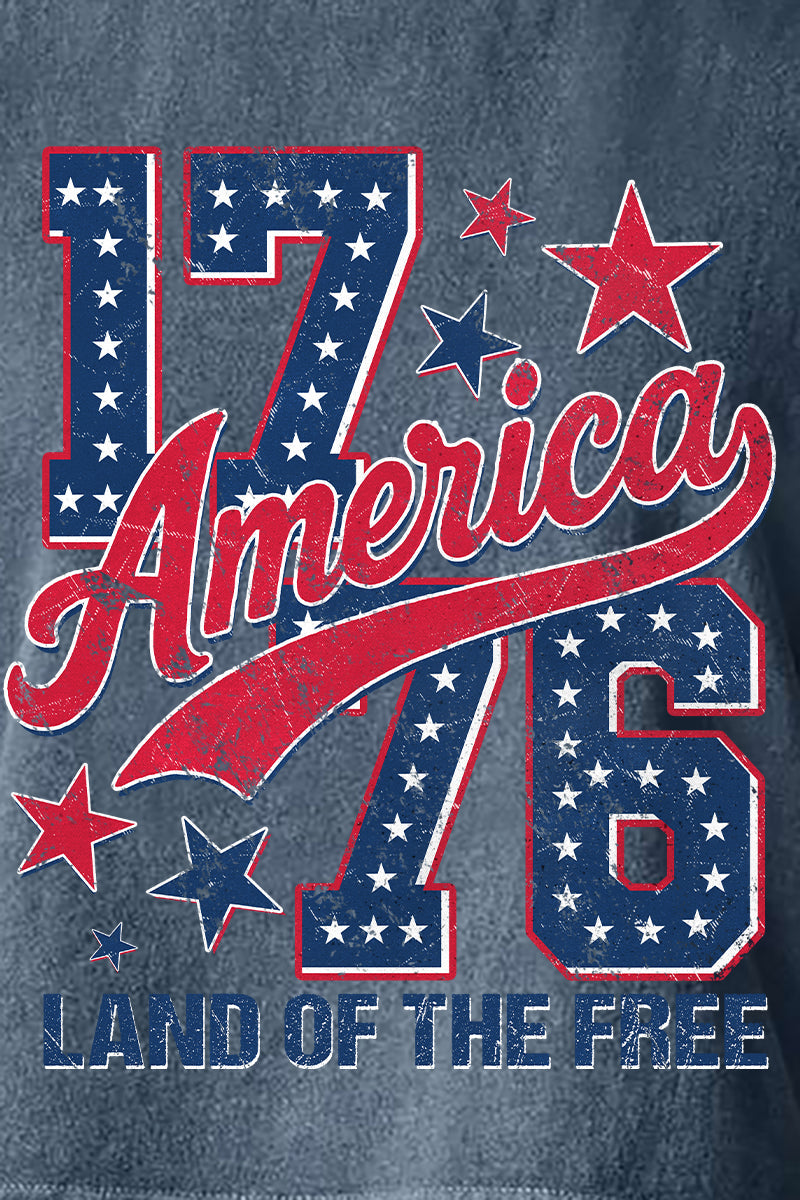 1776 Retro Women's Garment-Dyed Heavyweight Muscle Tee product image 2