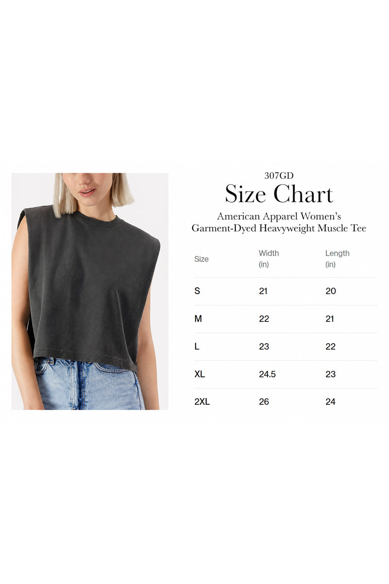 1776 Retro Women's Garment-Dyed Heavyweight Muscle Tee product image 7