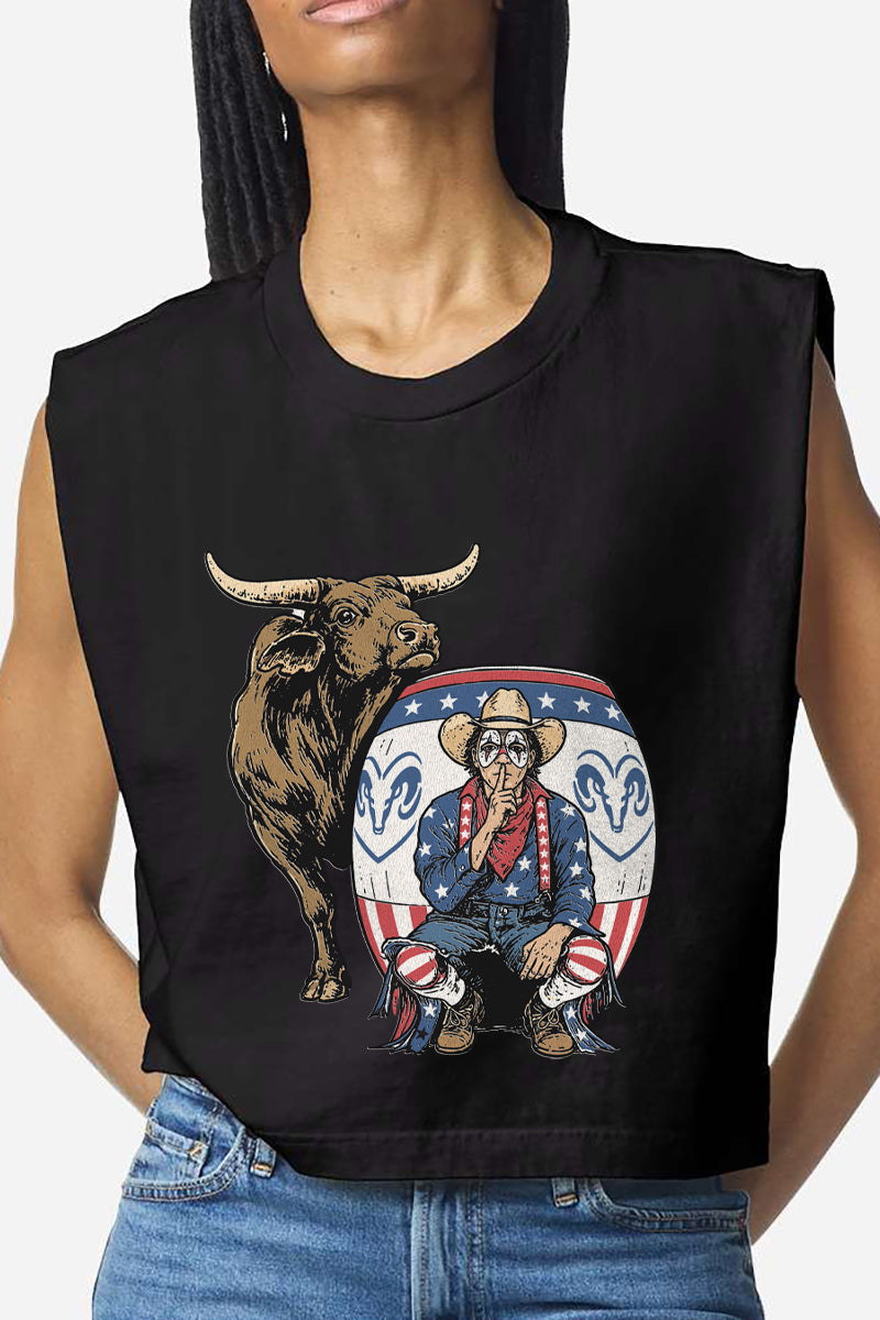 American Rodeo Clown Women's Garment-Dyed Heavyweight product image 9