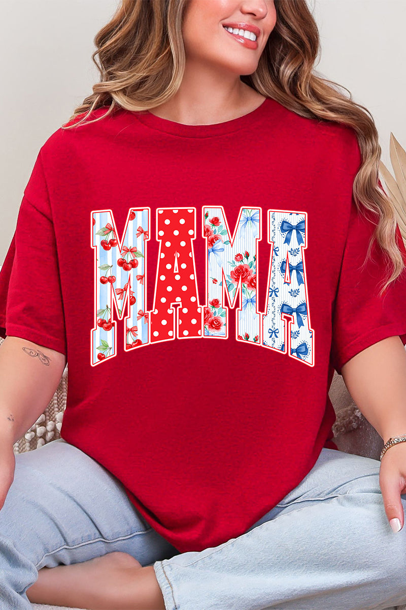 Sweet Cherry Mama Short Sleeve Relaxed Fit T-Shirt product image 1