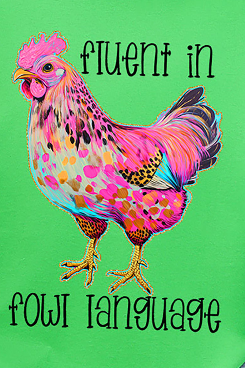 Fluent In Fowl Language Short Sleeve Relaxed Fit T-Shirt product image 2