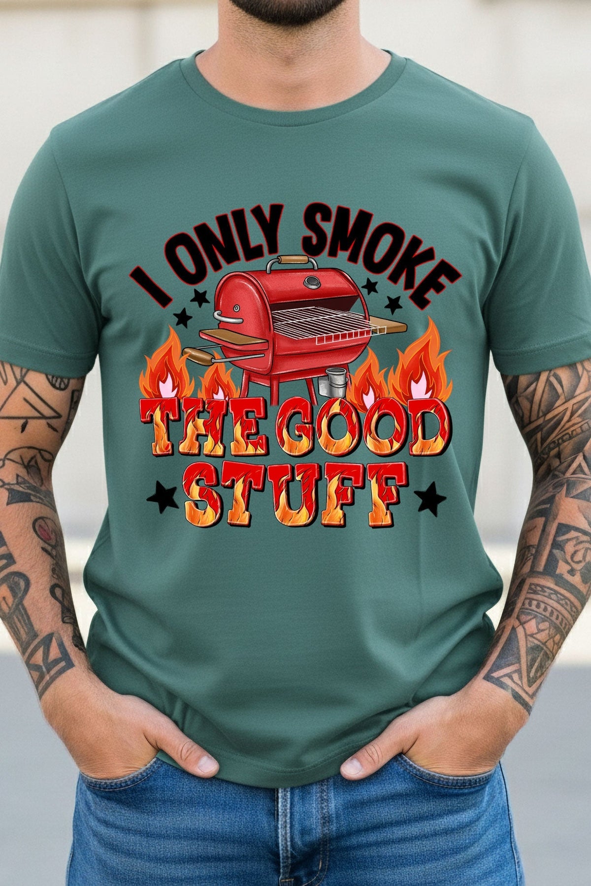 Smoke The Good Stuff Short Sleeve Relaxed Fit T-Shirt product image 7