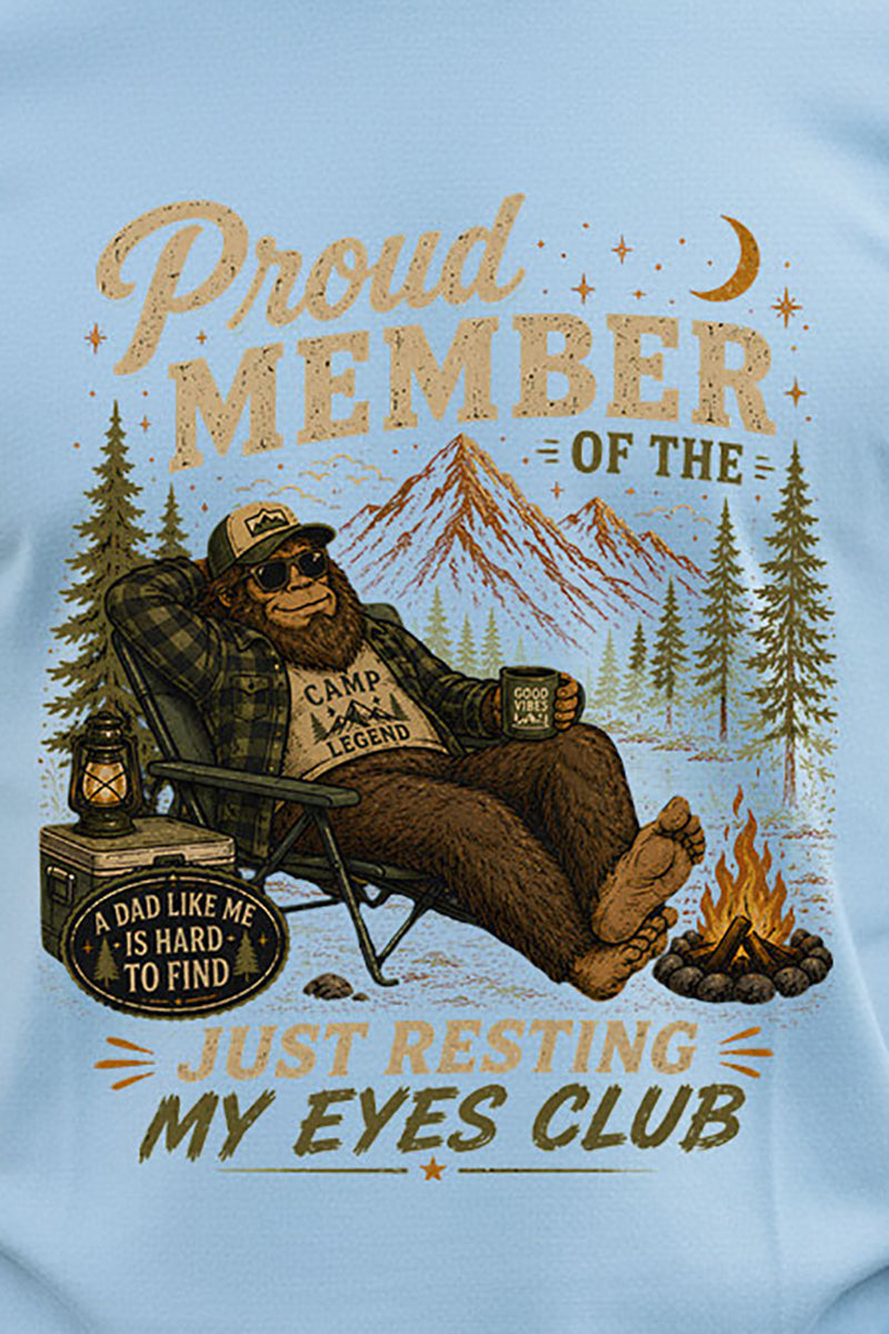 Resting My Eyes Club Short Sleeve Relaxed Fit T-Shirt product image 2