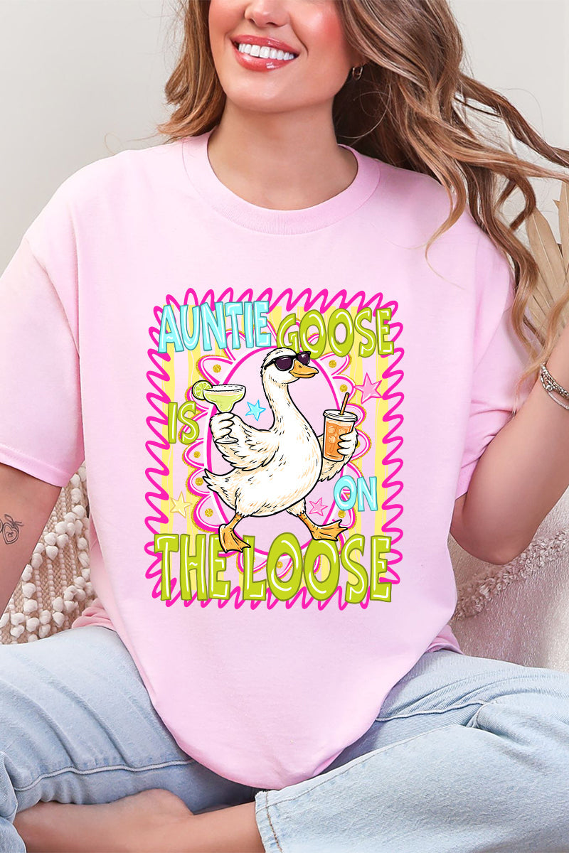 Auntie Goose On The Loose Short Sleeve Relaxed Fit T-Shirt product image 1