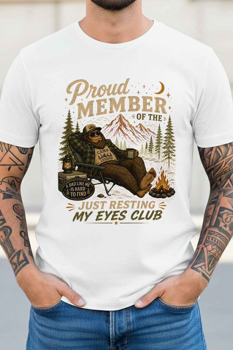 Resting My Eyes Club Short Sleeve Relaxed Fit T-Shirt product image 7