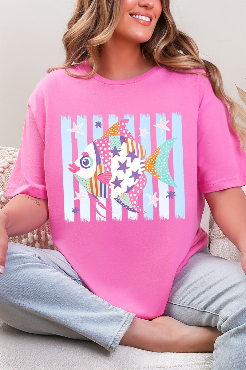 Candy Coast Angelfish Softstyle Adult T-Shirt product image 3