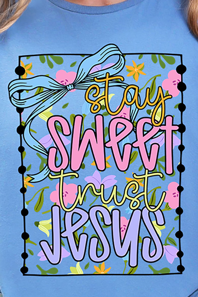Stay Sweet Trust Jesus Softstyle Adult T-Shirt product image 2