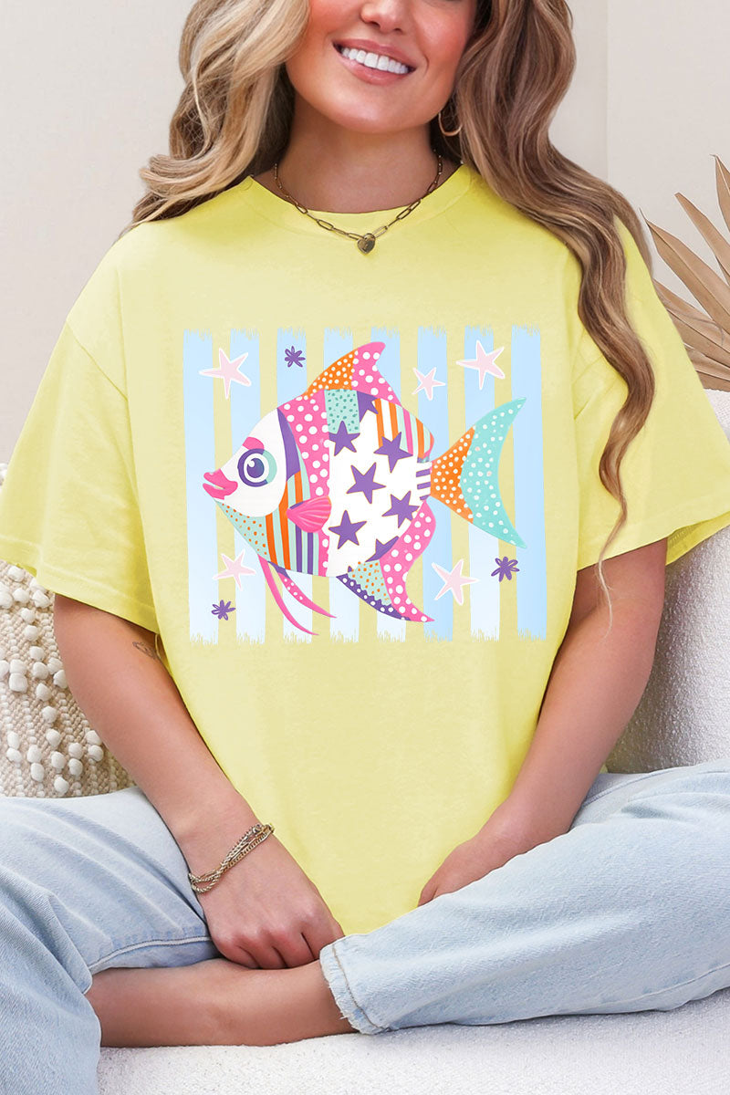 Candy Coast Angelfish Softstyle Adult T-Shirt product image 4