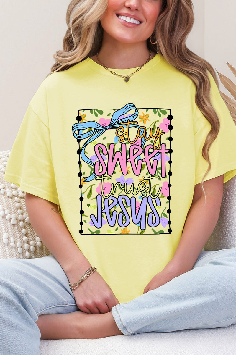 Stay Sweet Trust Jesus Softstyle Adult T-Shirt product image 3