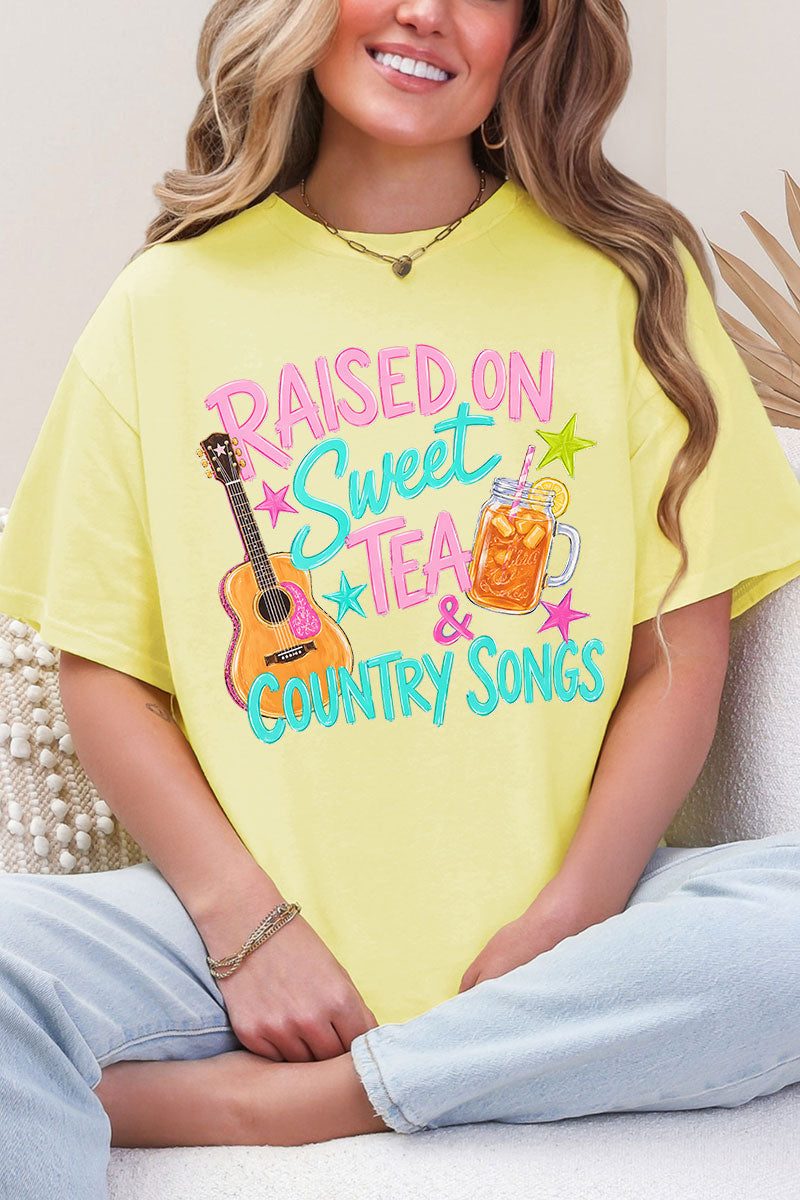 Sweet Tea And Country Music Softstyle Adult T-Shirt product image 3
