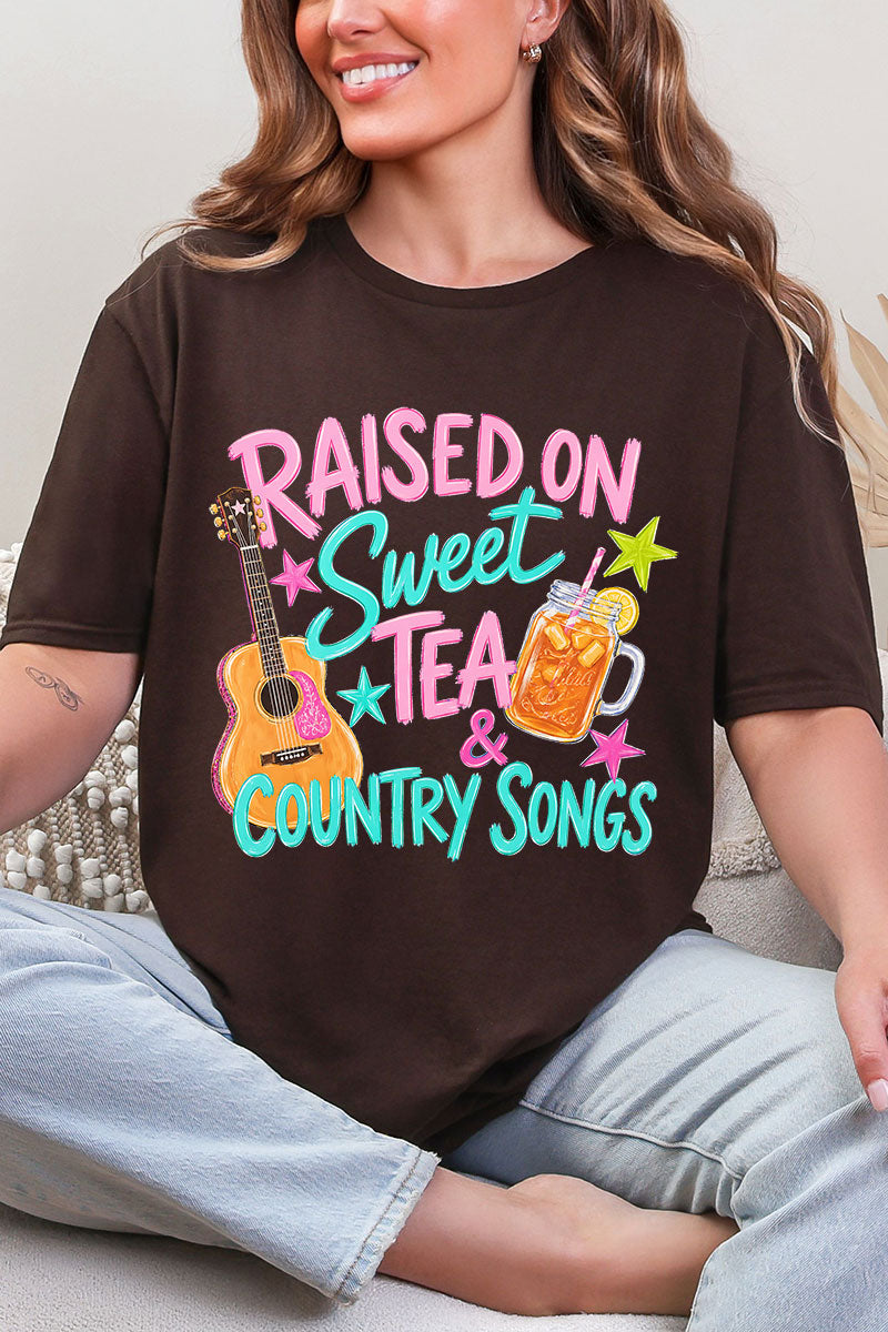 Sweet Tea And Country Music Softstyle Adult T-Shirt product image 4