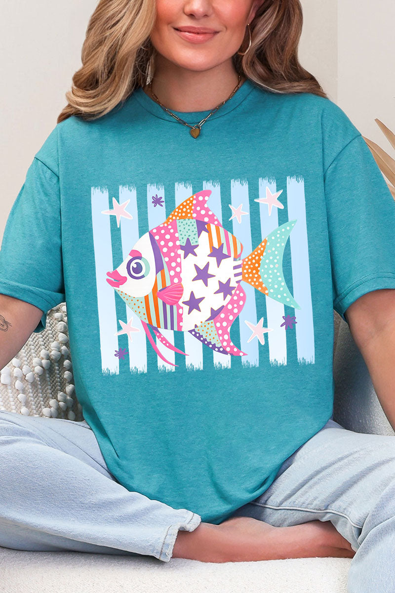 Candy Coast Angelfish Softstyle Adult T-Shirt product image 5