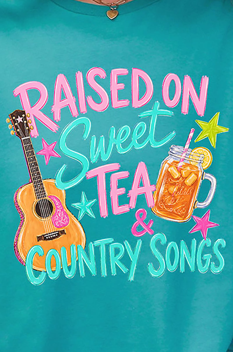 Sweet Tea And Country Music Softstyle Adult T-Shirt product image 2