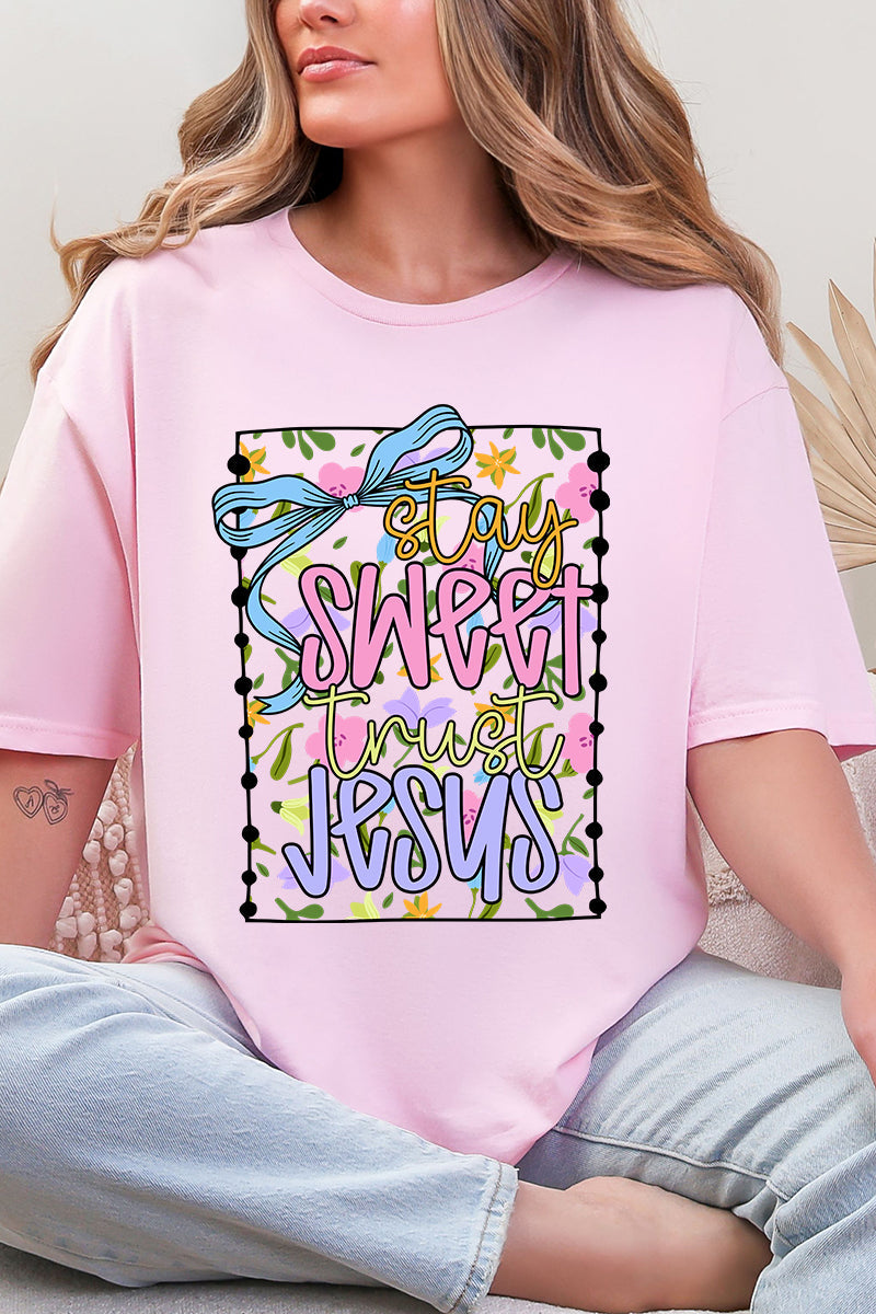 Stay Sweet Trust Jesus Softstyle Adult T-Shirt product image 5
