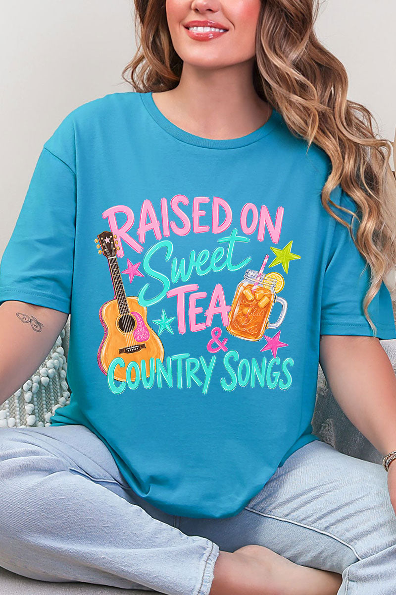 Sweet Tea And Country Music Softstyle Adult T-Shirt product image 9