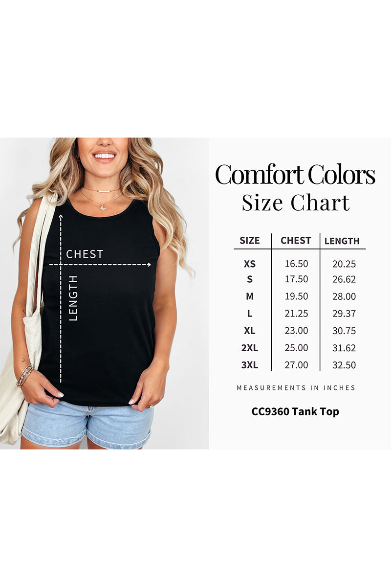Blue Salty Babes Comfort Colors Cotton Tank Top
