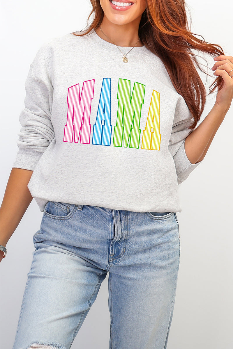 Color Me Loved Mama Ecosmart Crewneck Sweatshirt product image 3
