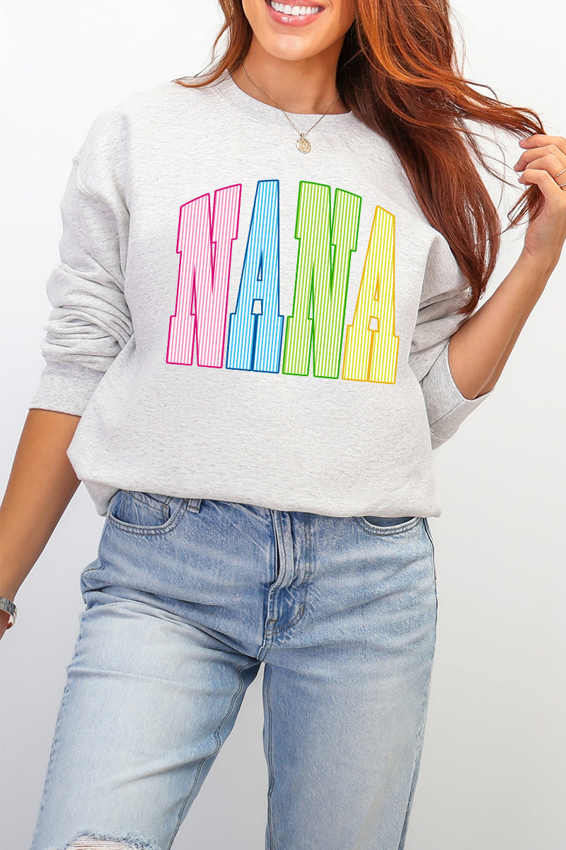 Color Me Loved Nana Ecosmart Crewneck Sweatshirt product image 3