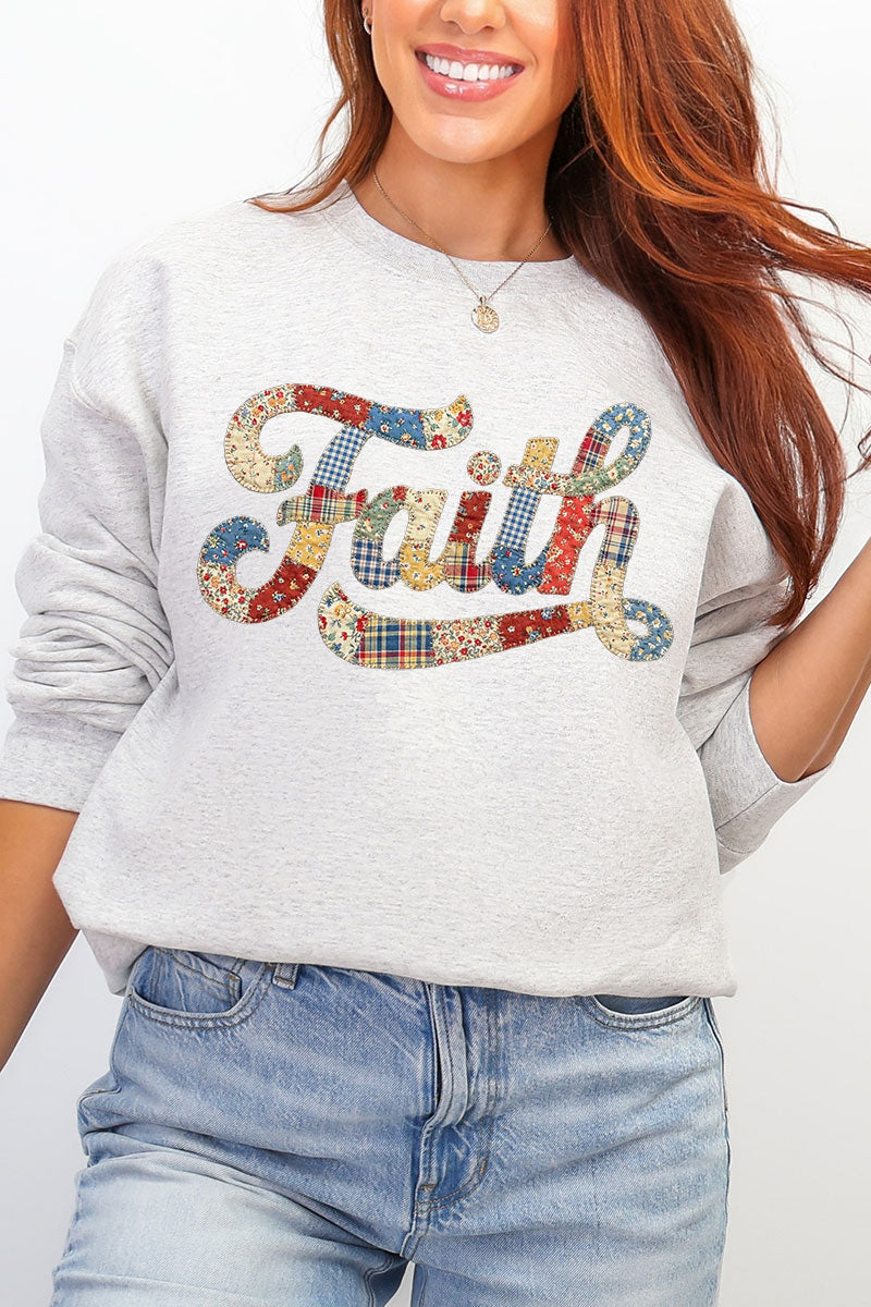 Faith Sewn Sweet Ecosmart Crewneck Sweatshirt product image 4