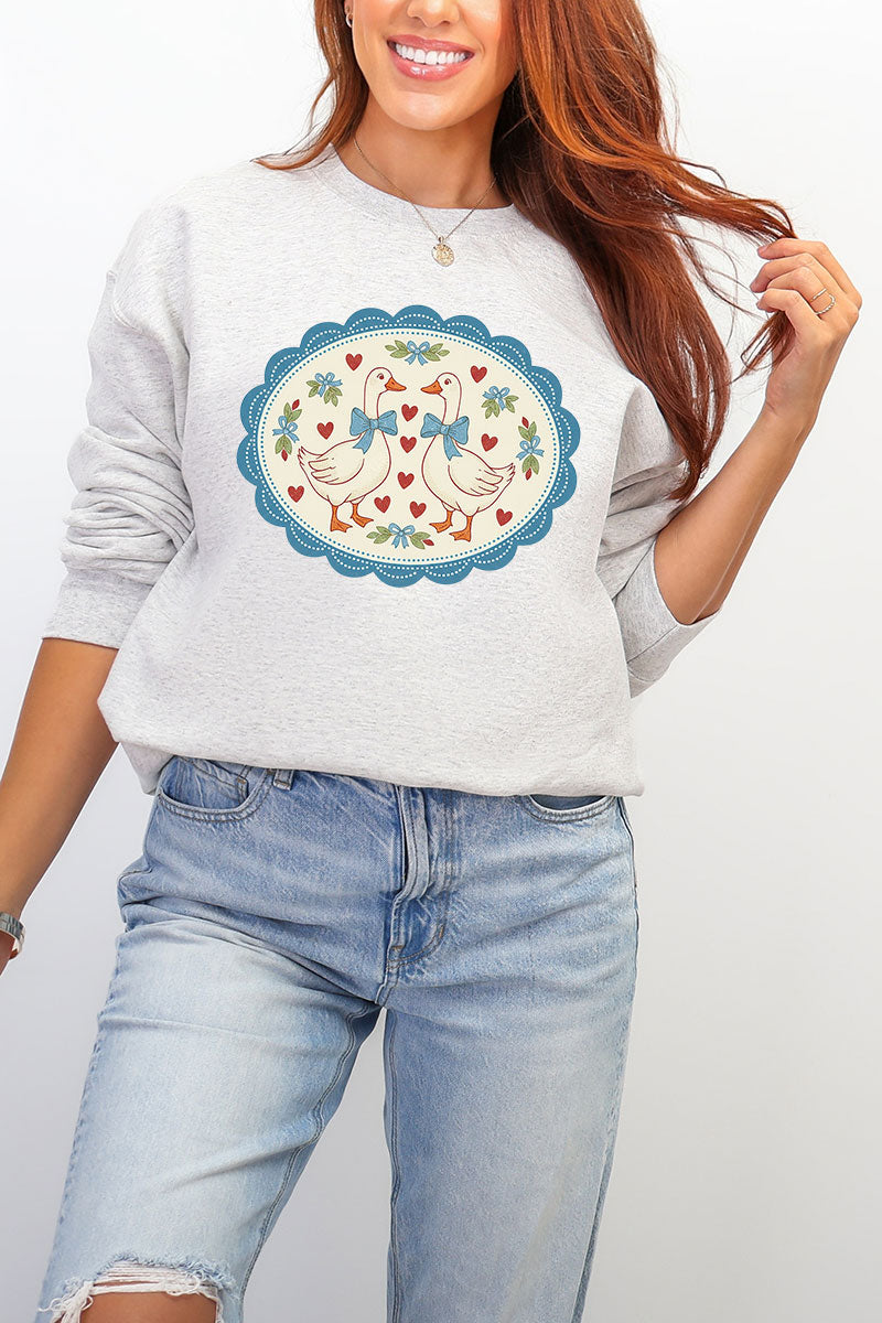 Goosey Little Love Ecosmart Crewneck Sweatshirt product image 3