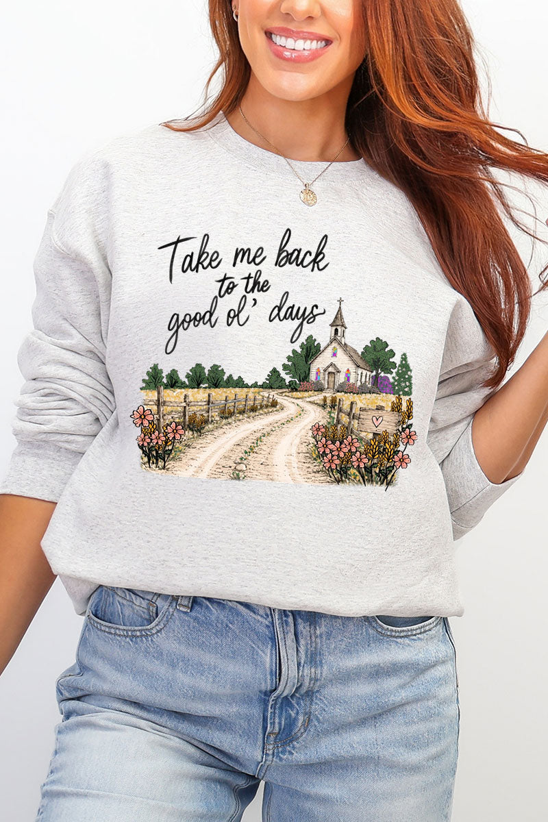 Take Me Back Ecosmart Crewneck Sweatshirt product image 4