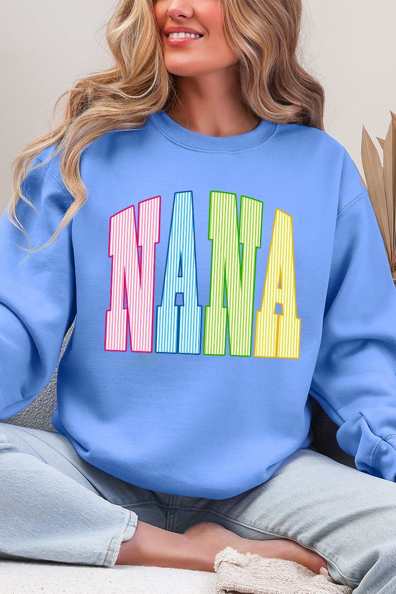 Color Me Loved Nana Ecosmart Crewneck Sweatshirt product image 4
