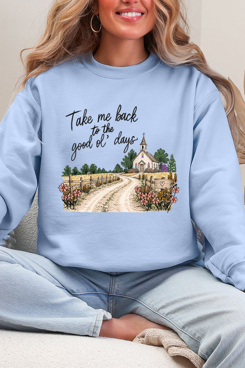 Take Me Back Ecosmart Crewneck Sweatshirt product image 5
