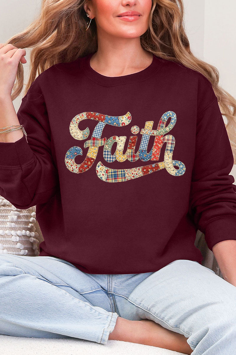 Faith Sewn Sweet Ecosmart Crewneck Sweatshirt product image 1