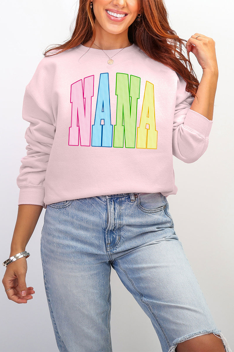 Color Me Loved Nana Ecosmart Crewneck Sweatshirt product image 6