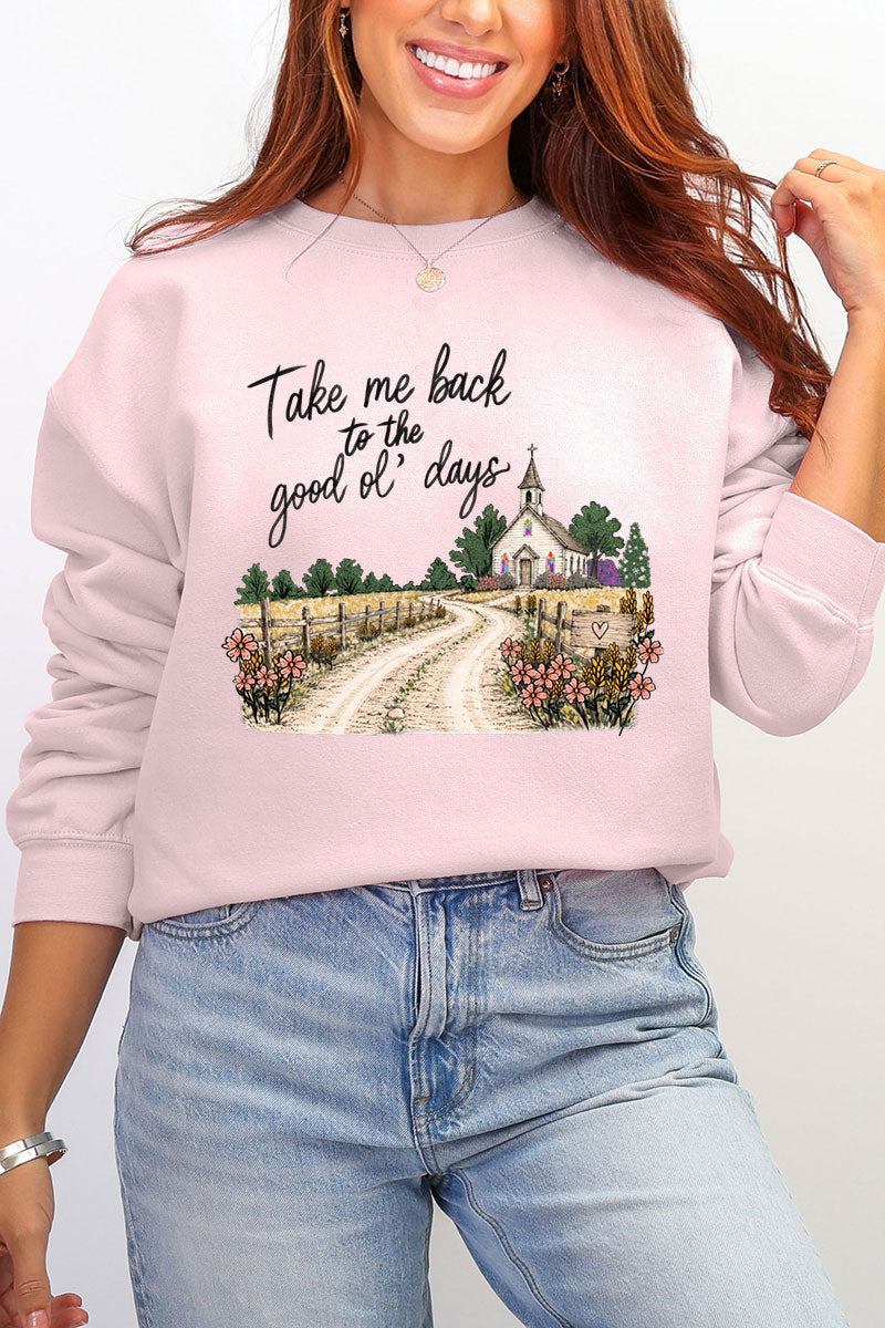 Take Me Back Ecosmart Crewneck Sweatshirt product image 6