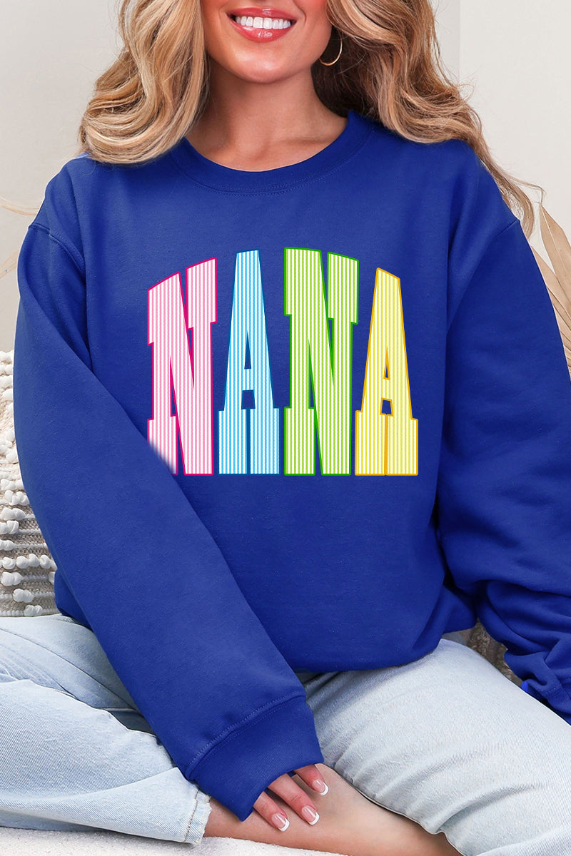 Color Me Loved Nana Ecosmart Crewneck Sweatshirt product image 5
