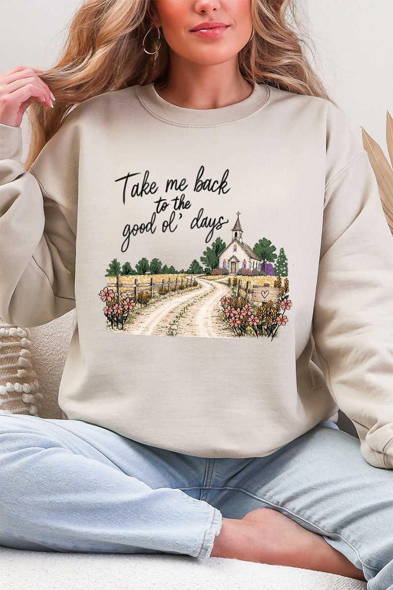Take Me Back Ecosmart Crewneck Sweatshirt product image 7