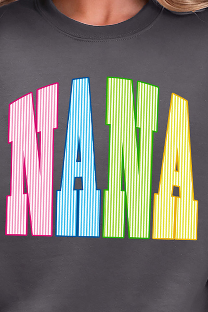 Color Me Loved Nana Ecosmart Crewneck Sweatshirt product image 2