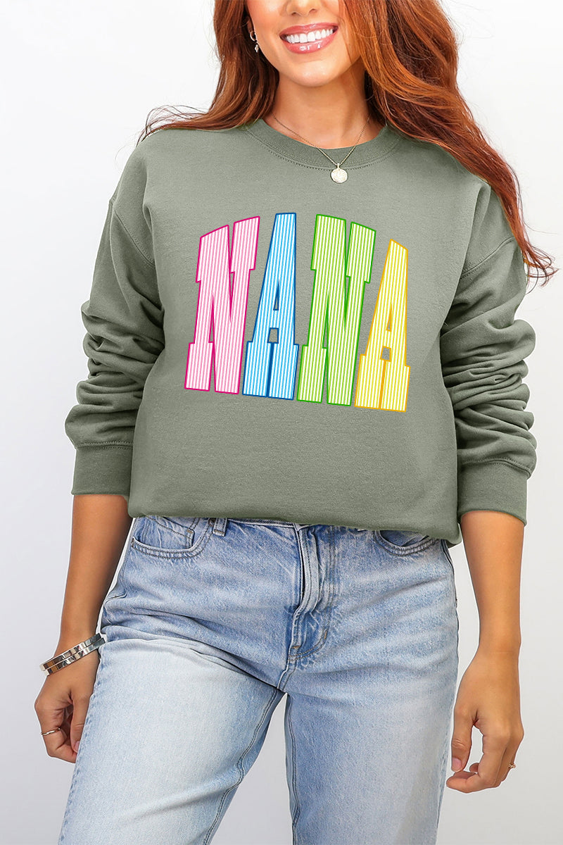 Color Me Loved Nana Ecosmart Crewneck Sweatshirt product image 8