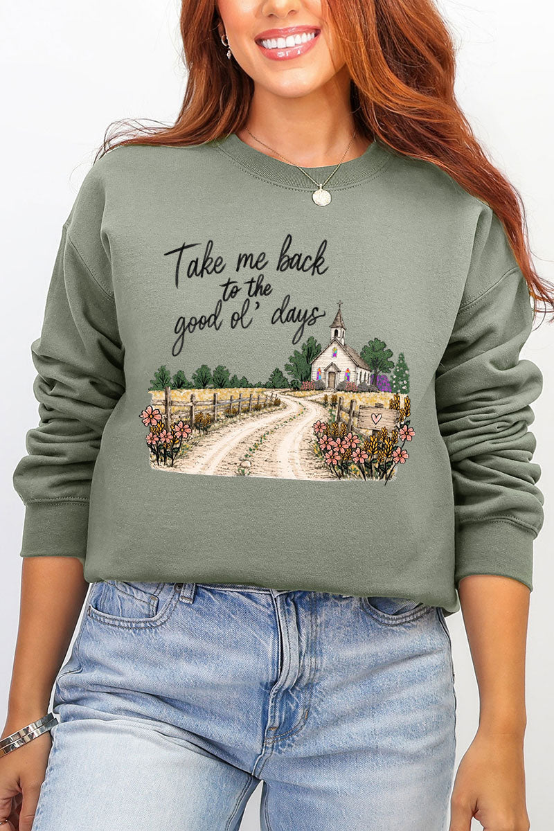 Take Me Back Ecosmart Crewneck Sweatshirt product image 1