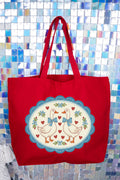 Goosey Little Love Canvas Jumbo Tote