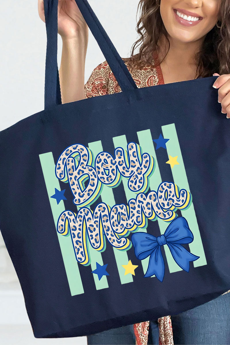 Wild Ones Boy Mama Canvas Jumbo Tote
